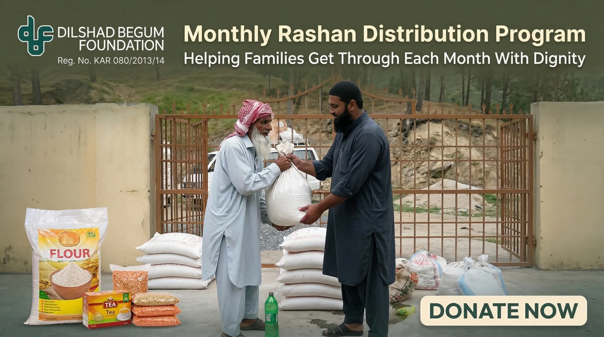 monthly rashan distribution